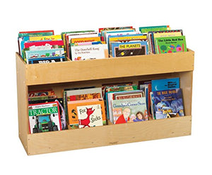 Childcraft Single-Sided Mobile Book Center, 47-3/4 x 14-1/2 x 25-3/4 Inches