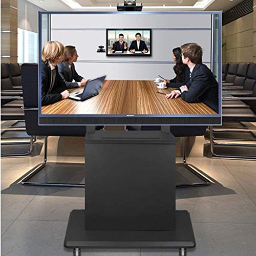 DADHI Mobile TV Stand with Terminal Cabinet, 40-86 Inch Adjustable Height