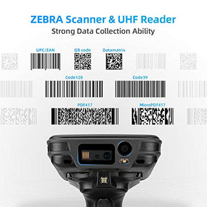 Android Barcode Scanner Pistol Grip MUNBYN Handheld with Zebra 2D/QR/1D Scanner, IP65 Rugged, 4G WiFi GPS Mobile Computer, 5.2'' Touch Screen for Warehouse Inventory Management