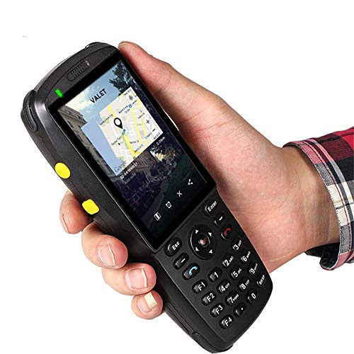 Handheld Mobile Terminal 1D 2D Barcode Scanner, Android 5.1 OS, NFC 13.56MHz, 3G, WiFi, BT4.0, 3.5inch Touch Screen, for Warehouse, Manufacturing Inventory (Size : Charging Base Kit)