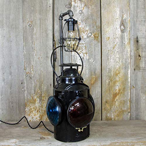 CNR Railroad Signal Lantern with an Edison Light #303