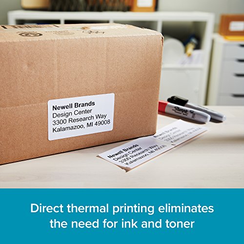 DYMO Authentic LabelWriter Standard Shipping Labels for LabelWriter Label Printers (30256), White, 2-5/16'' x 4'', 24 Rolls of 300