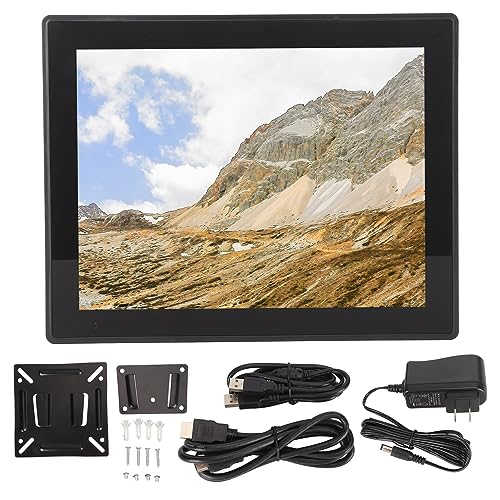 DAUZ Portable Touchscreen Monitor, Dustproof 4:3 NT, Energy Saving, Multi Interface 100-240V (US Plug)