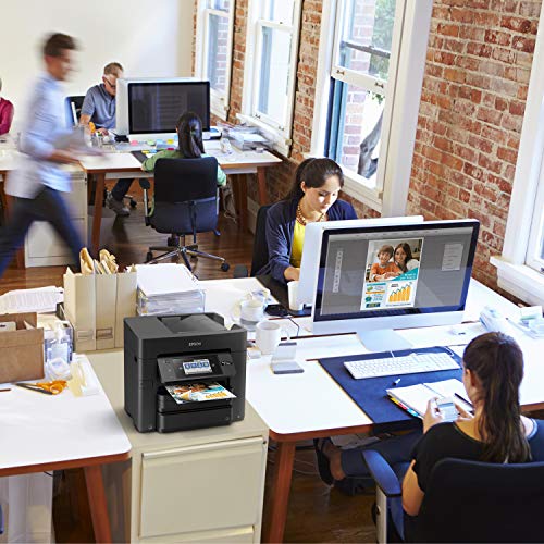 Epson Workforce Pro WF-4740 Wireless All-in-One Color Inkjet Printer, Copier, Scanner with Wi-Fi Direct, Amazon Dash Replenishment Enabled