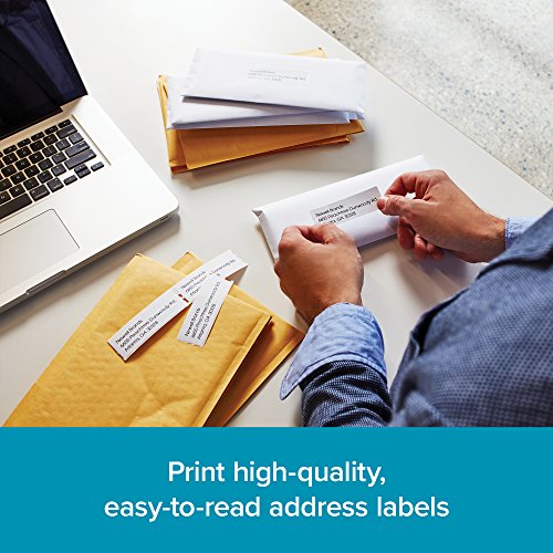 DYMO Authentic LabelWriter Mailing Address Labels for LabelWriter Label Printers (30252), White, 1 1/8" x 3 1/2", 24 rolls of 350