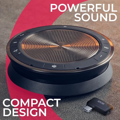 Global Teck Worldwide Sennheiser EPOS Expand 40 Teams Wireless Speakerphone Bundle with BTD 800 USB Dongle & Gold Support Plan