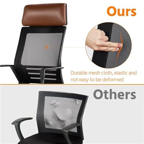 Adjustable Ergonomic Mesh Swivel Office Chair Brown