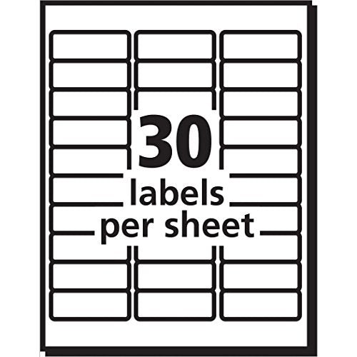 Avery Dennison Pearlized Address Labels, Pack of 90, 1"x2-5/8" (80509)