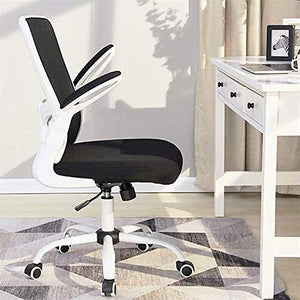 KouRy Ergonomic Office Gaming Chair with Lumbar Support - White