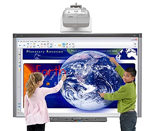 Smart Interactive Whiteboard Bundle with Short Throw Projector - 90 Days Warranty