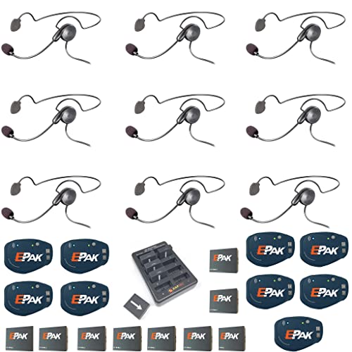 EARTEC EP9CYB E-PAK 9-Person Cyber Headset System