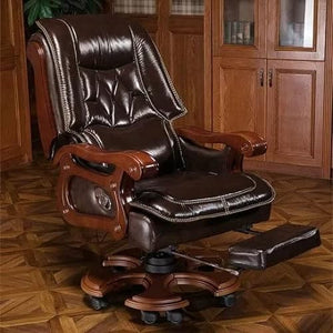 Kinnls Evan Massage Office Chair with 9 Unique Massage Nodes, Ergonomic Executive Design