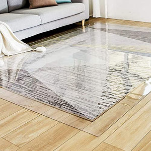 REMYSAOS Floor Protector PVC Transparent - Anti-Slip Waterproof Chair Mat for Hardwood Floor