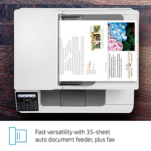 HP Laserjet Pro M183fw Wireless Color All-in-One Laser Printer - Print Scan Copy Fax - 16 ppm, 600 dpi, Voice-Activated, Manual Duplex Printing, 35-Page ADF