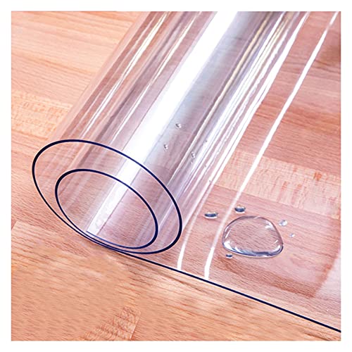 ZWYSL Hard Floor Chair Mat for Hardwood Floor - Clear, Sound Absorbent, Waterproof, Scratch Resistant - Customizable (Clear-1.5mm, 200x300cm)