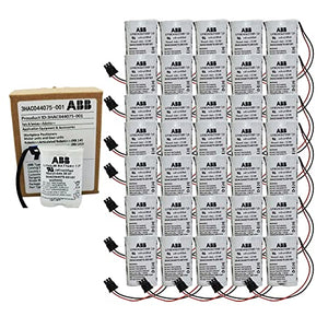 None XIAOXX (35-Pack) 3600mAh 3HAC044075-001/01 7.2V SMB Lithium Battery for ABB Robot CPU ABBTA521 ABB3HAC16831-1