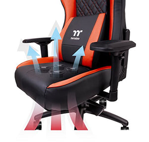 Thermaltake Tt Esports X Comfort Air Gaming Office Chair with 4 On-The-Fly Adjustable Cooling Fans Black/Red - GC-XCF-BRLFDL-01