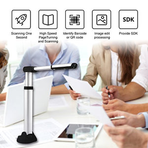 eloam Document Camera with HD CMOS Sensor and OCR Function Time Shooting for Office, Classrooms, Labs, Meeting Room Shooting for Office, Classrooms, Labs, Meeting Room