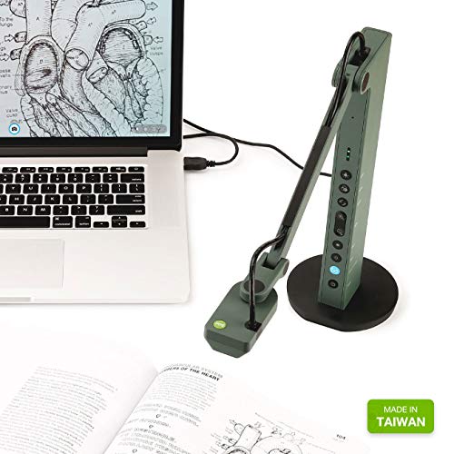 IPEVO VZ-R HDMI/USB Dual Mode 8MP Document Camera — Mac OS, Windows, Chromebook Compatible for Live Demo, Web Conferencing, Remote Teaching, Distance Learning
