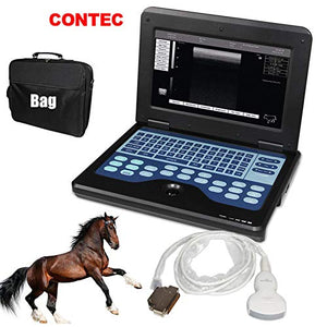 CONTEC CMS600P2 Vet Veterinary,Portable Laptop B-Ultrasound Scanner Machine for Horse/Equine/Sheep Big Animal Use Newest FDA (Convex Probe)