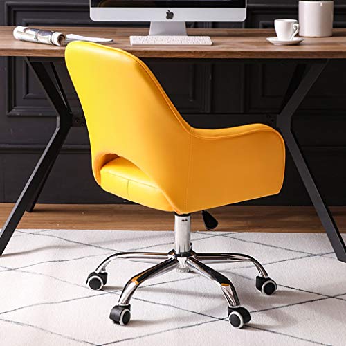 TGO Modern Accent Armchair Lounge Chair Classic Desk Computer Chair Office Chair Sofa Chair Video Game Chairs Steel Foot Base Rotatable