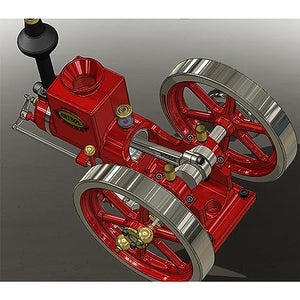 KAROYD Hit and Miss Engine Model HM-01 7cc 4-Stroke Horizontal Internal Combustion Engine (KIT Version)