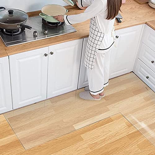 ZHOUHONG Hard-Floor Chair Mat for Hardwood Floor - Clear Vinyl Protector