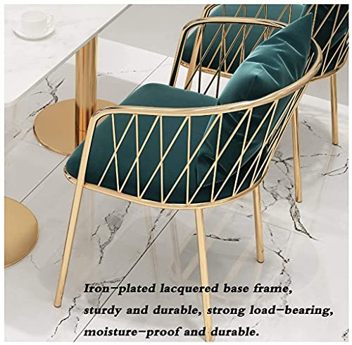 UsmAsk Table and Chair Set for Office, Hotel Lobby, Reception, Dining, Tea Shop - Gray/Green/Gra