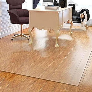 HOBBOY Clear PVC Hard-Floor Chair Mat - Multiple Sizes