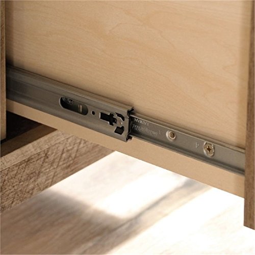 Bowery Hill Computer Desk with Hutch in Craftsman Oak