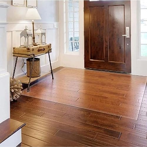 HOBBOY Clear Plastic Hard-Floor Chair Mat for Hardwood Floors, Waterproof, Non-Skid - 170-200cm Width
