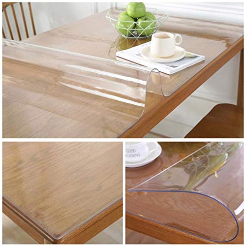 LOLILI Transparent PVC Office Chair Mat 140x200cm - Scratch & Wear Resistant