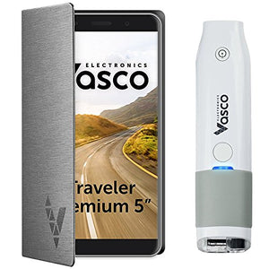 Vasco Traveler Premium 5" + Scanner: Voice Translator with Handheld Scanner, GPS, Travel Phone, Guide and more!