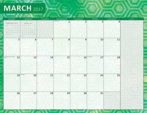 2017 Academic Year Watercolor Desk Blotter