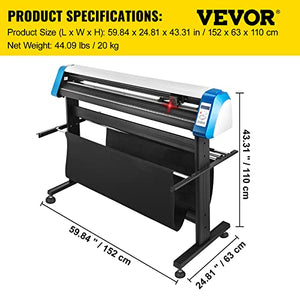 VEVOR 53 Inch Vinyl Cutter Plotter Machine with Signmaster Software