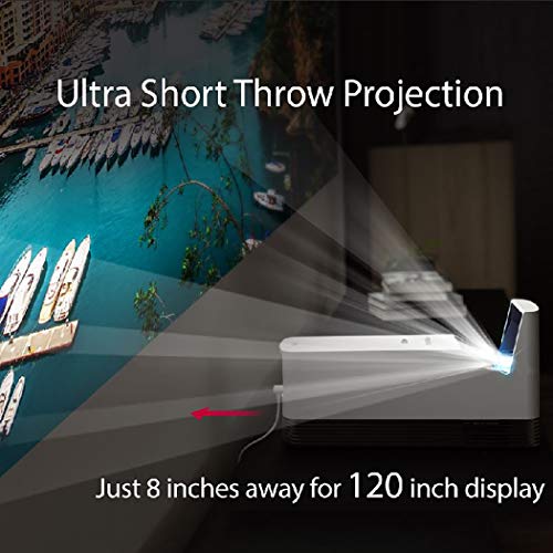 LG HF85LA Ultra Short Throw Laser Smart TV Home Theater CineBeam Projector Class 1 laser product White