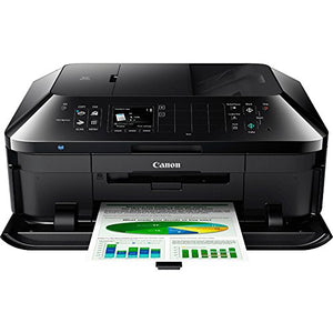 Canon PIXMA MX922 Wireless Inkjet Office All-In-One Printer + Genuine Canon Ink PGI-250 Pigment Black XL Ink + Printer Cable