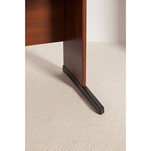 Bush Business Furniture Series C Elite 60W x 36D C-Leg Bow Front Desk in Hansen Cherry
