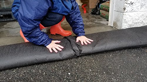 Quick Dam QD1248-25 Water-Activated Flood Bags-Jumbo Size-25/Pack, 12"x48", Black