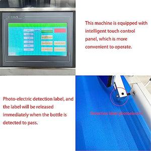 HQHAOTWU Automatic Round Bottle Labeling Machine