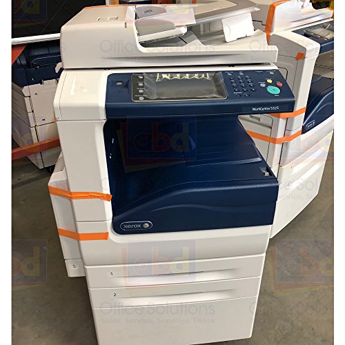 Refurbished Xerox WorkCentre 5325 Monochrome Multifunction Printer - 25 ppm, Copy, Print, Scan, Auto-Duplexing, 2 Trays and Stand