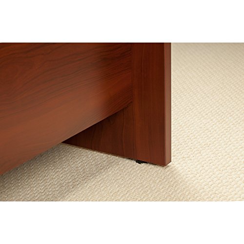 Bush Business Furniture Series C Elite 72W x 36D Bowfront U Station Desk Shell in Hansen Cherry