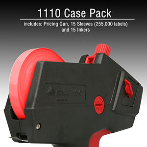 Monarch 1110 Price Gun with Labels Value Pack: Includes Monarch 1110 Pricing Gun, 255,000 Fluorescent Red Pricemarking Labels