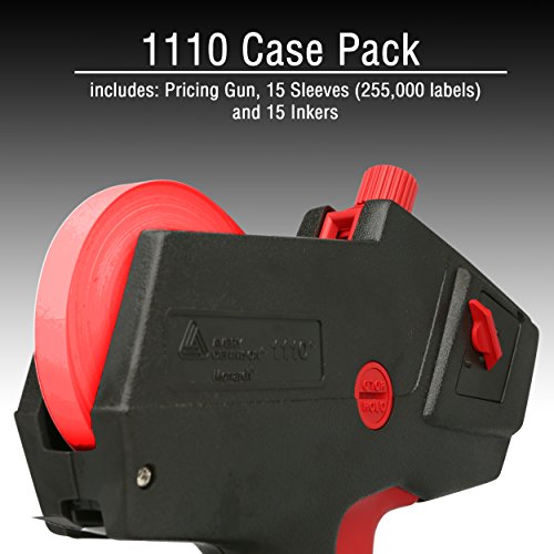 Monarch 1110 Price Gun with Labels Value Pack: Includes Monarch 1110 Pricing Gun, 255,000 Fluorescent Red Pricemarking Labels