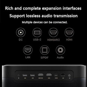 None BAILAI 4K 3D Projector 3200 ANSI Lumens TV Smart Home Android DLP Video Player