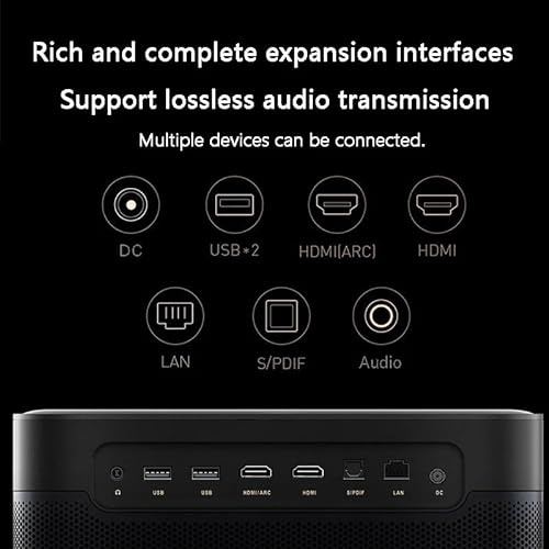 BAILAI 4K 3D Projector 3200 ANSI Lumens TV Smart Home Android DLP Video Player