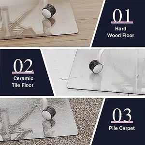 Katzowen Clear Vinyl Carpet Floor Mat Protector - Various Sizes - Kitchen/Hallway/Front Door