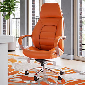 Zuri Furniture High Back Executive Chair - Orange