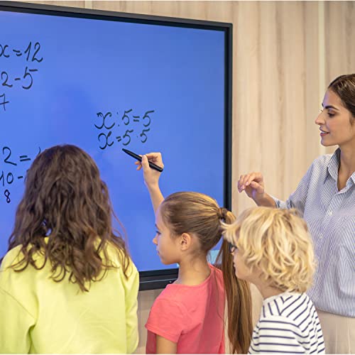 TouchWo 32 inch Interactive Touchscreen Monitor with Smart Board - 1080P Display, Win-10, Core i5, 4GB RAM, 128GB ROM