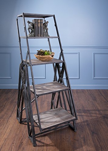 IMAX 65297 Convertible Console Table Bookshelf - Storage Cabinet with Handcrafted Finish. Cabinets, Racks and Shelves